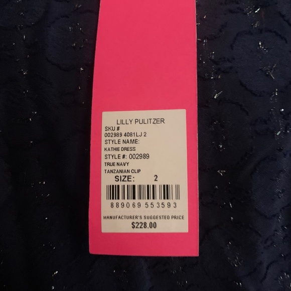 Lilly Pulitzer | Kathie Dress true navy - Picture 7 of 9